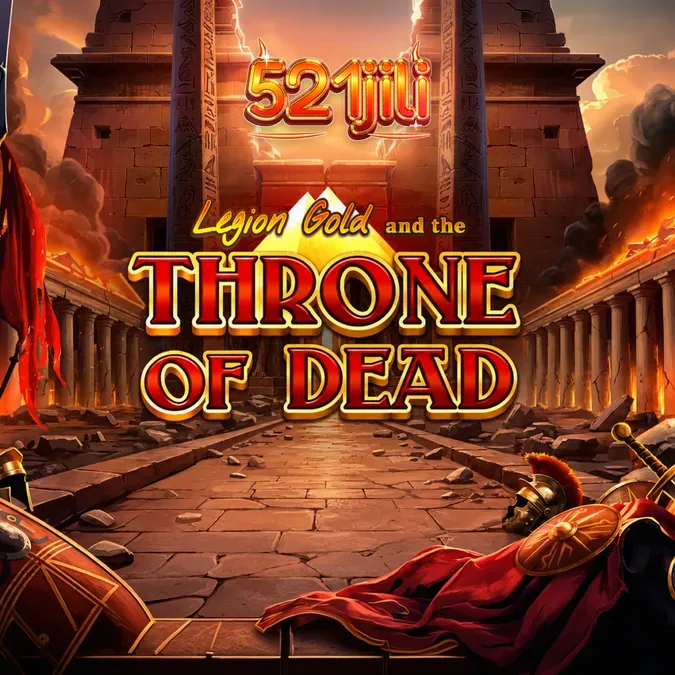 Isang visual na representasyon ng Roman-Egyptian na tema sa Legion Gold and the Throne of Dead slot.